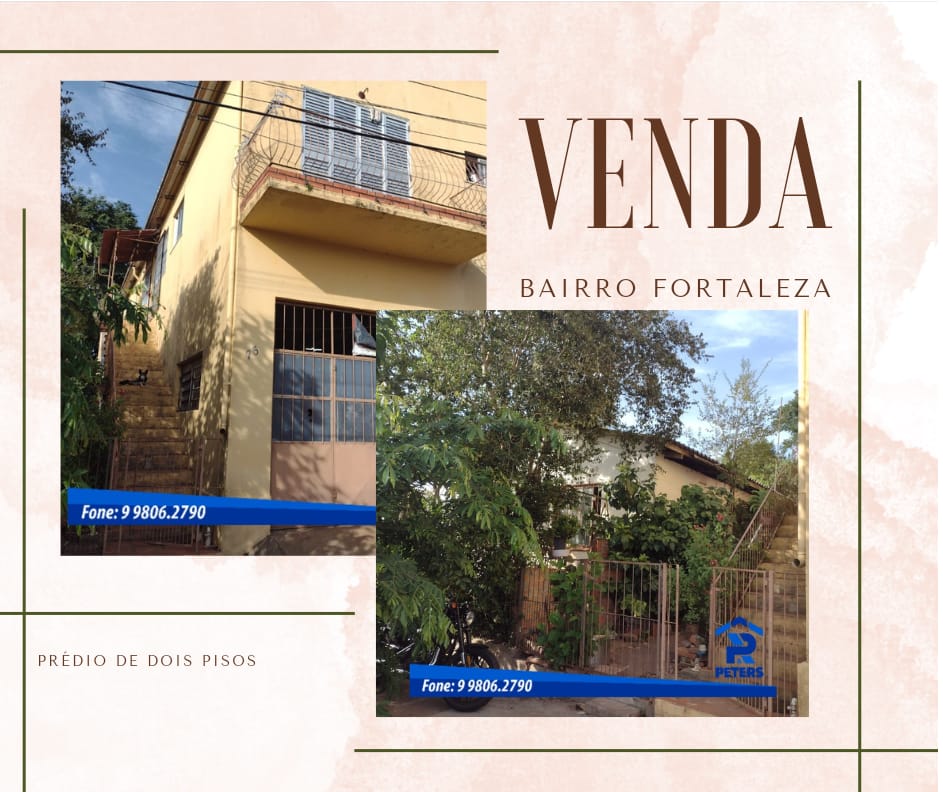 Prédio e terreno com casa antiga