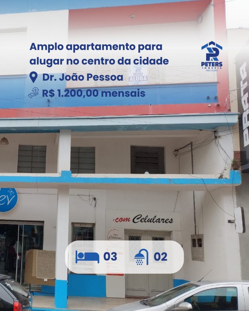 APARTAMENTO PARA LOCAÇÃO